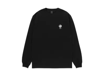 HUF Fall 24 Snake Eyes EMB Long Sleeve Tee "Black"