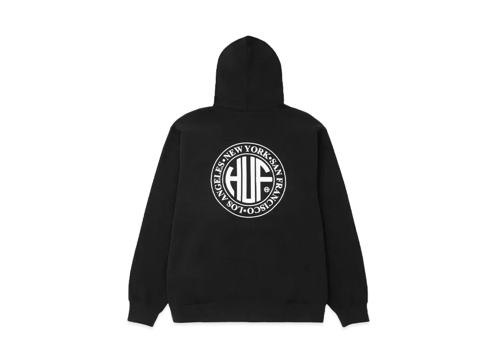 HUF Regional Puff Hoodie "Black"
