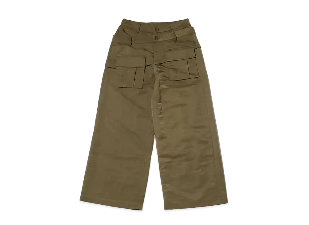 atmos pink Double Waist Pants "Khaki"