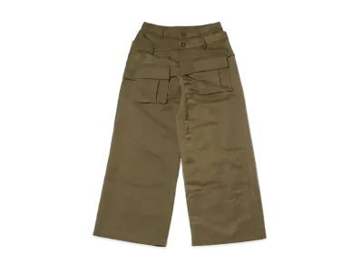 atmos pink Double Waist Pants "Khaki"