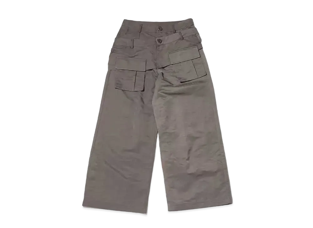 atmos pink Double Waist Pants "Gray"