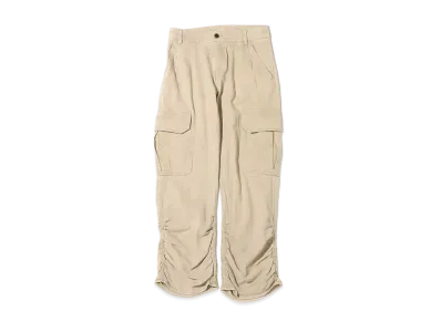atmos pink Ruched Cargo Pants "Beige"