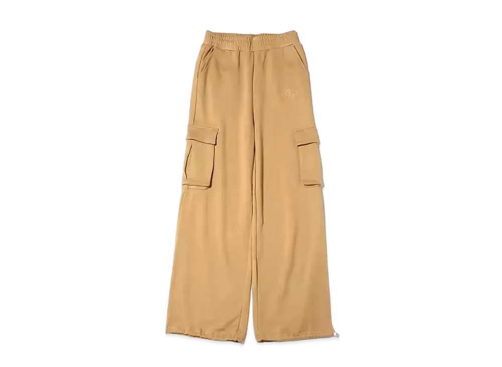 atmos pink Logo-Print Cargo Sweatpants "Beige"