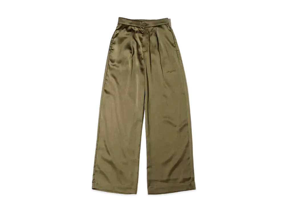 atmos pink Satin Color Pants "Khaki"