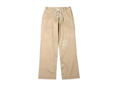 atmos pink x Just Annoon Lace-Up Work Pants "Beige"