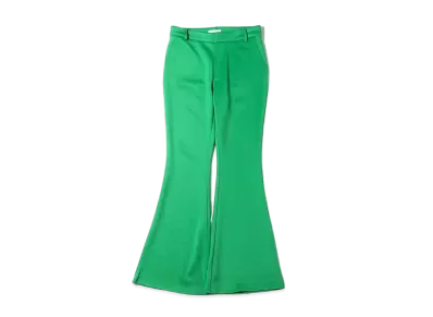 atmos pink Silicone Patch Cardboard Flare Pants "Green"