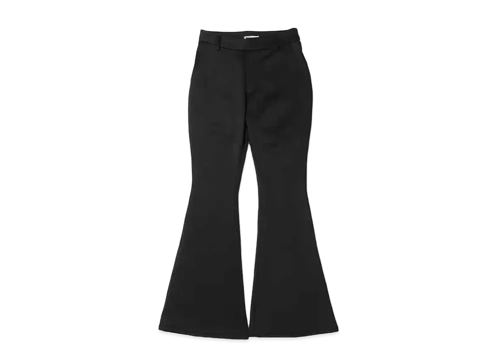 atmos pink Silicone Patch Cardboard Flare Pants "Black"