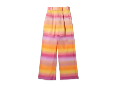 atmos pink Gradient See-Through Pants "Orange"
