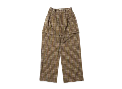 atmos pink 2 Way Suit Pants "Check"