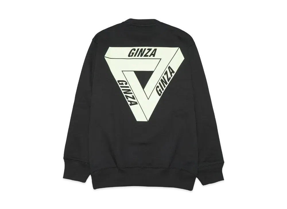 PALACE x Dover Street Market Ginza Crew "Black"