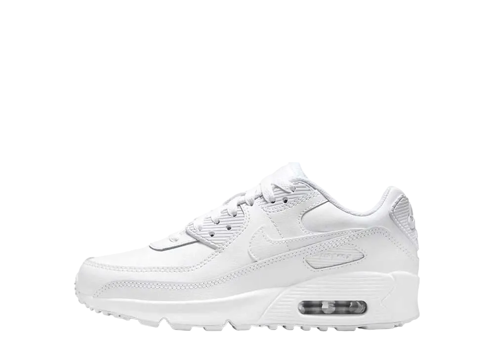 Nike GS Air Max 90 "White/Metallic Silver"