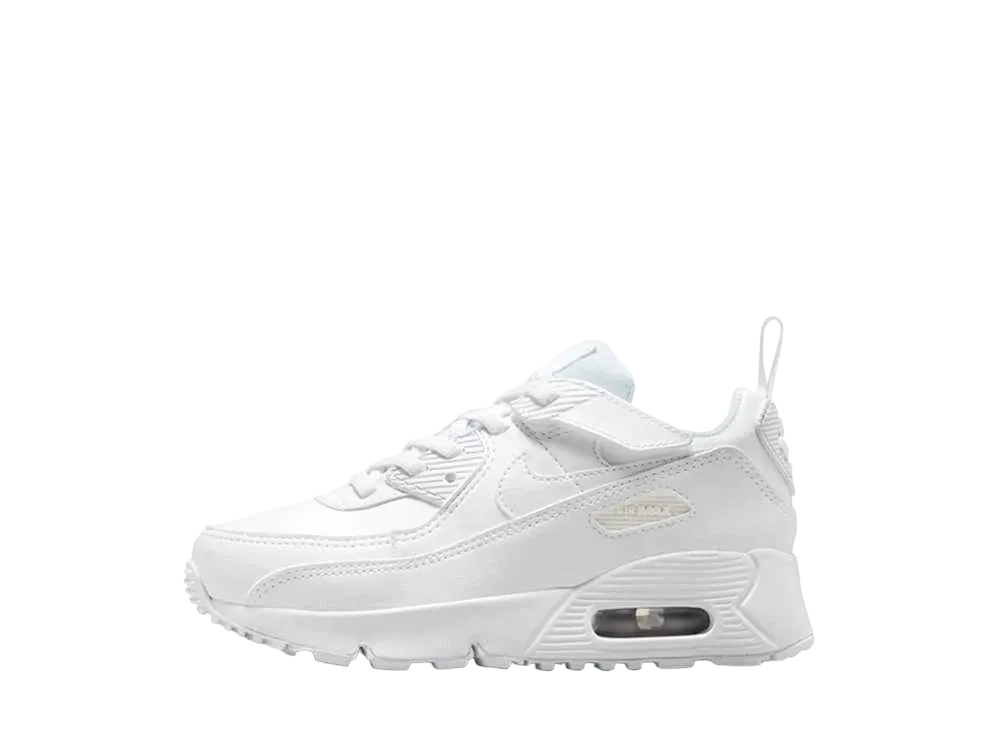 Nike PS Air Max 90 EasyOn "White/Metallic Silver"