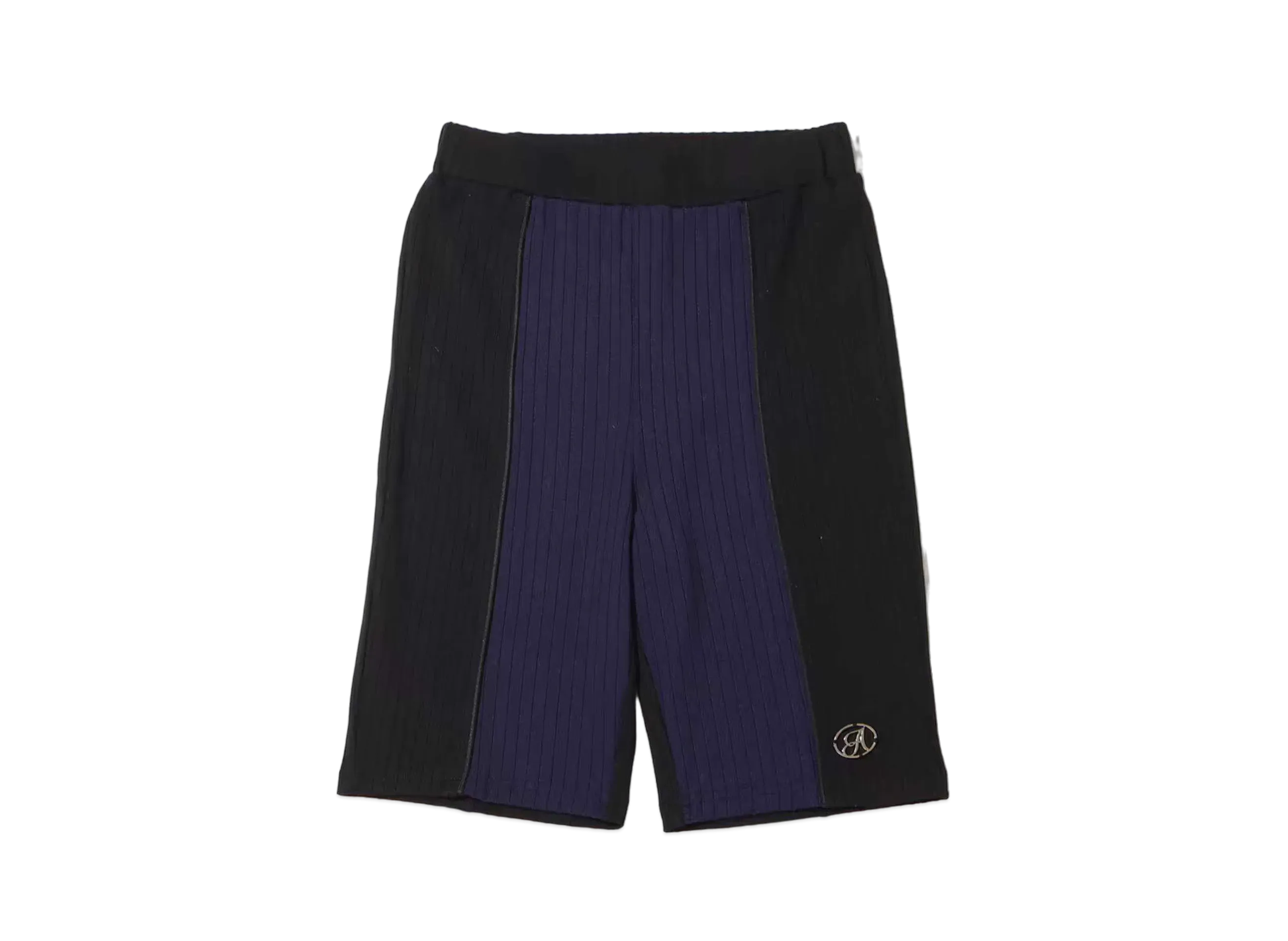 atmos pink Bicolor Ribbed Biker Pants "Navy"