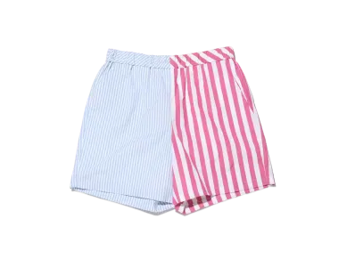 atmos pink Docked Striped Shorts "Pink/Sax"