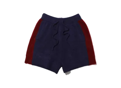 atmos pink x Riehata Bicolor Knit Pants "Navy"