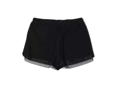 atmos pink Guacamole Mesh Layered Sweat Shorts "Black"