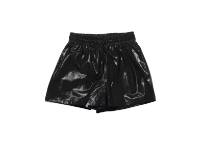 atmos pink Leather Fuu Shorts "Black"
