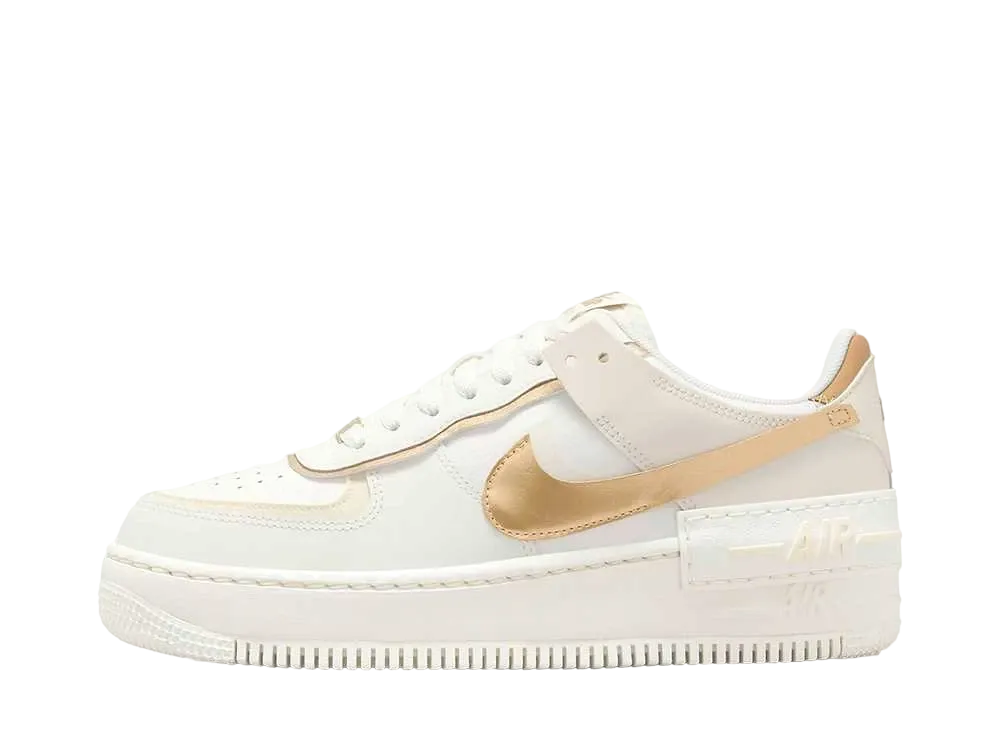 Nike Women's Air Force 1 Shadow "Sail/Coconut Milk/Metallic Gold"