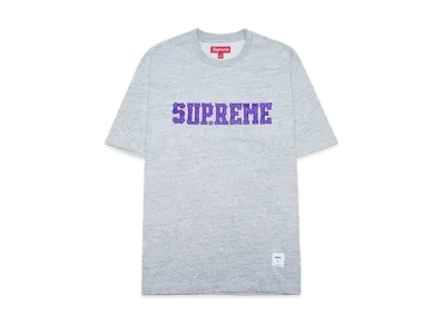 Supreme Twill Applique S/S Top "Heather Grey"