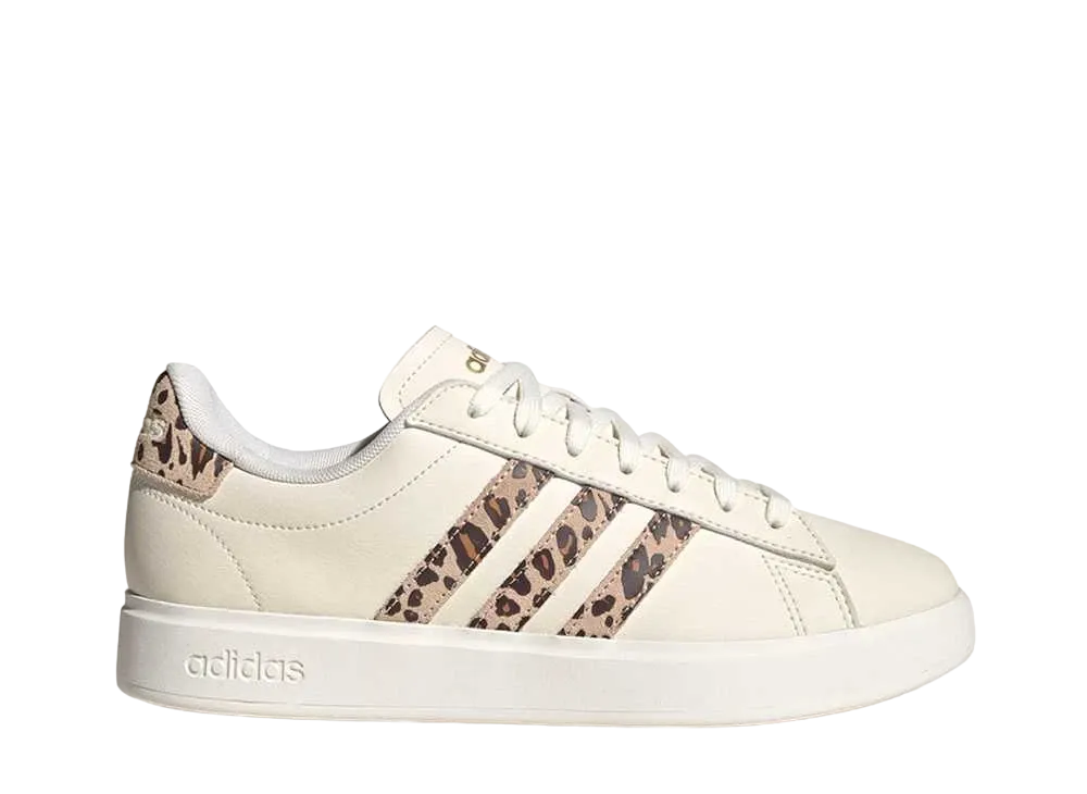 adidas Women's Grand Court 2.0 "Off White/Magic Beige/Matte Gold"