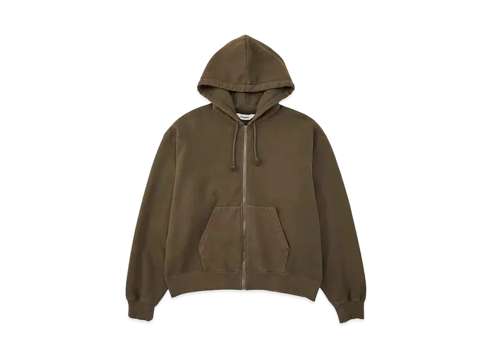 DIGAWEL Zip Up Hoodie (Fade) "Fade Khaki"