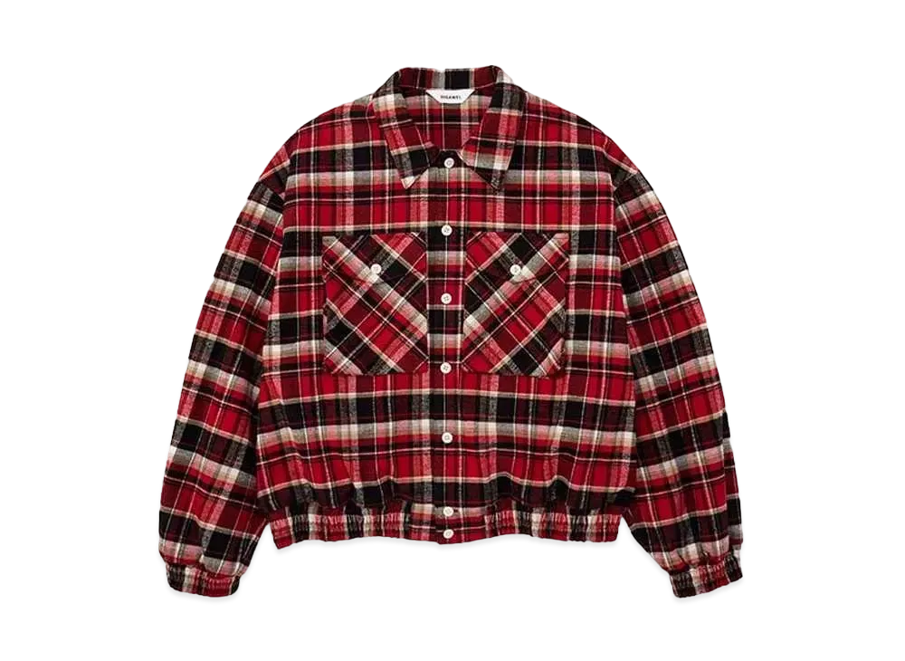 DIGAWEL Check Shirt Blouson "Red/Black"