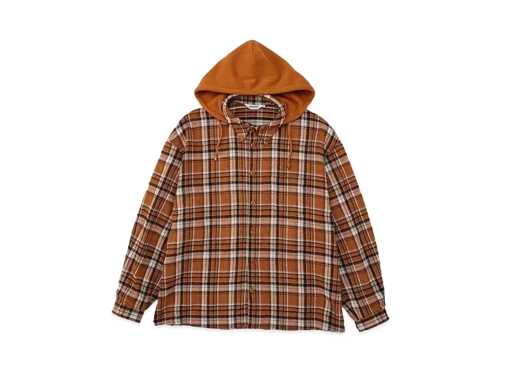DIGAWEL Hoodie Shirt "Light Brown/Black"