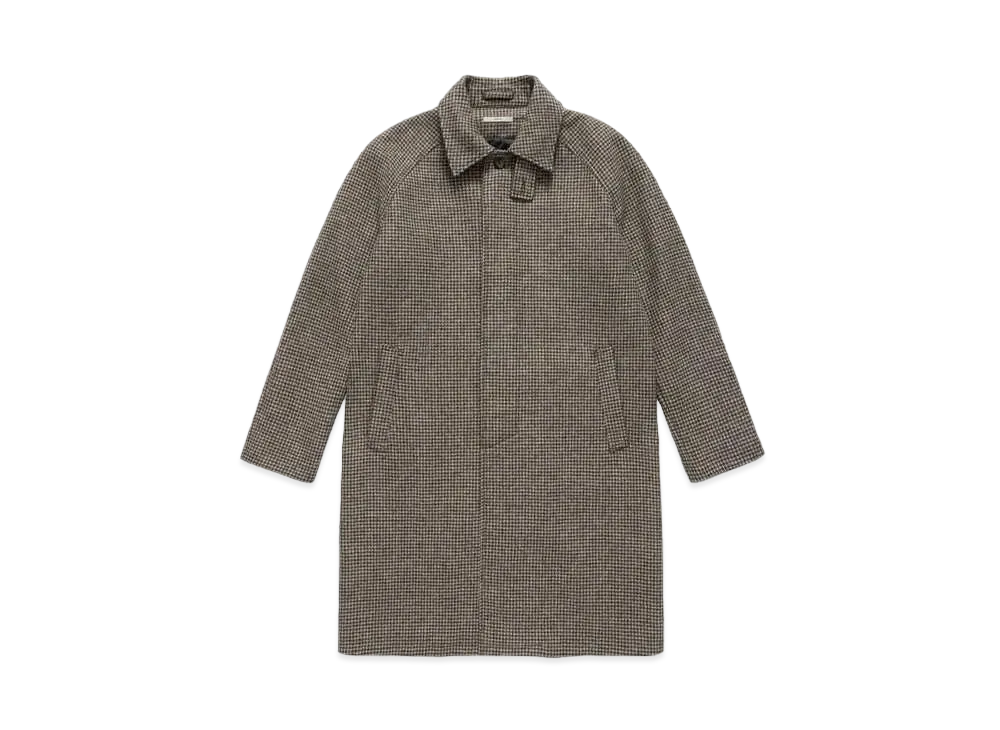JJJJound Relaxed Wool Jacket "Brown Houndstooth"