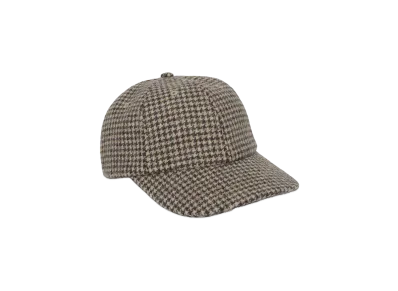 JJJJound Weekend Wool Cap "Brown Houndstooth"