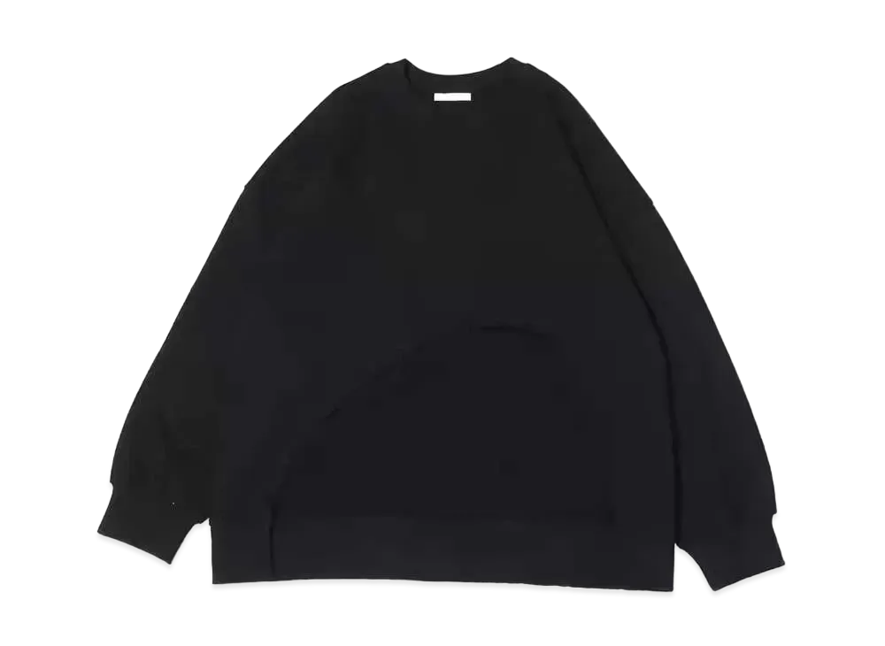 atmos pink Front Cutting Deformed Tops "Black"