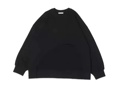 atmos pink Front Cutting Deformed Tops "Black"