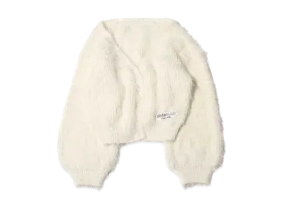 atmos pink x Girls Girls Mohair Cardigan "White"