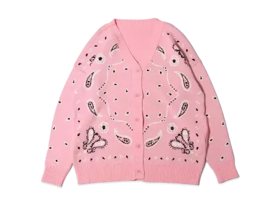 atmos pink x Riehata Paisley Gala Cardigan "Pink"