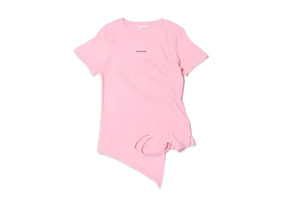 atmos pink Side Shibori Logo Tops "Pink"