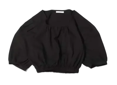 atmos pink Puff Shoulder Mini Bamboo Blouse "Black"