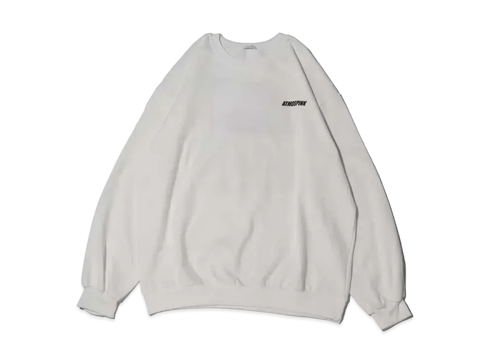 atmos pink Logo Long T "White"