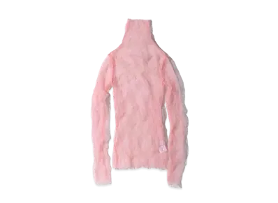 atmos pink Atmos Pink Wrinkled Turtle Organdy Tops "Pink"