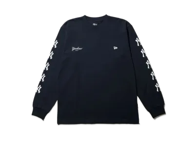 NEW ERA MLB Apparel Regular Fit Long Sleeve Cotton T-Shirt New York Yankees "Navy"