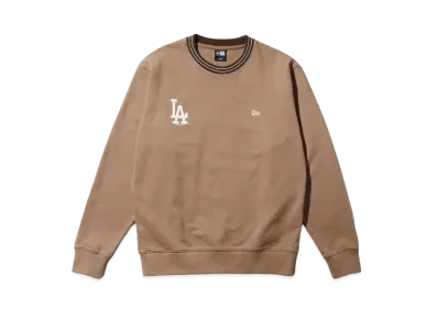 NEW ERA MLB Apparel Fleece Sweat Crewneck Los Angeles Dodgers "Milk Tea"