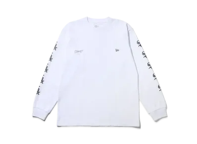 NEW ERA MLB Apparel Regular Fit Long Sleeve Cotton T-Shirt Chicago White Sox "White"