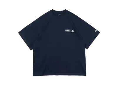 NEW ERA MLB Apparel Short Sleeve Oversized Cotton T-Shirt Cooperstown "Navy"