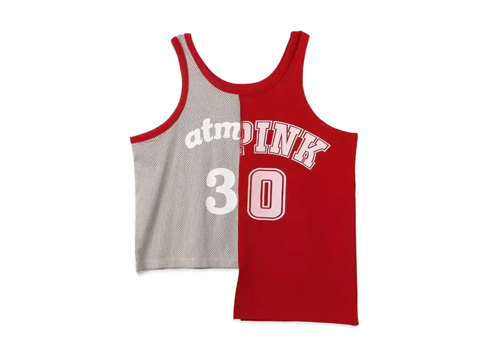 atmos pink Mesh Docking Tank Top "Red"