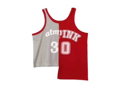 atmos pink Mesh Docking Tank Top "Red"