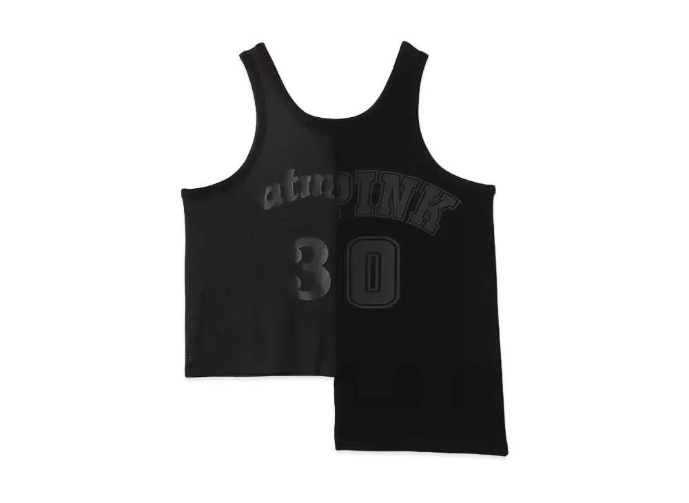 atmos pink Mesh Docking Tank Top "Black"