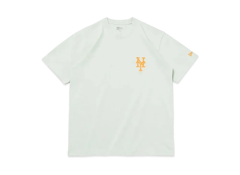 NEW ERA MLB Apparel Regular Fit Short Sleeve Cotton T-Shirt World Series New York Mets "Soft Grass"