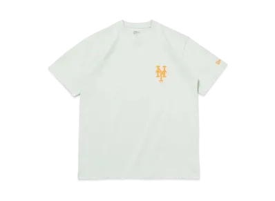 NEW ERA MLB Apparel Regular Fit Short Sleeve Cotton T-Shirt World Series New York Mets "Soft Grass"
