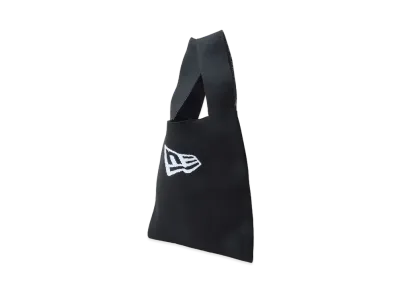 NEW ERA Knit Tote Bag Flag Logo "Black"