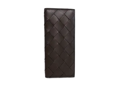 Bottega Veneta Maxi Intrecciato Lambskin Bi-fold Wallet "Fondant"