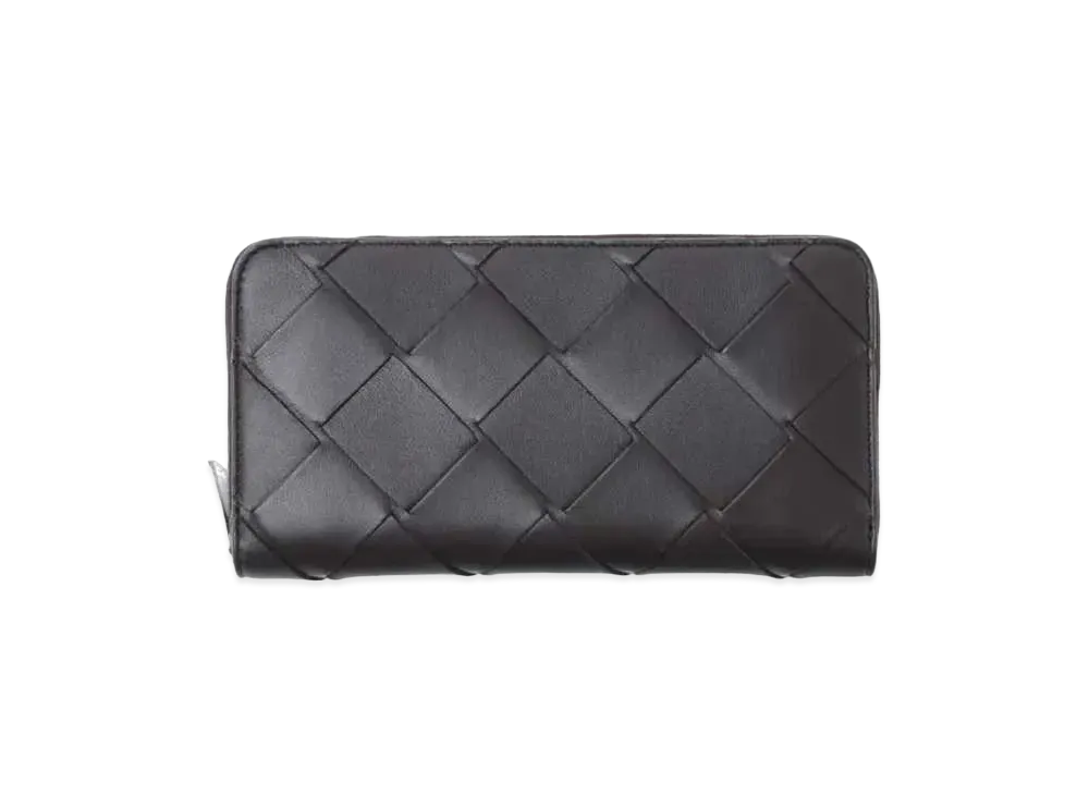 Bottega Veneta Intrecciato Calfskin Zip Around Wallet "Fondant"