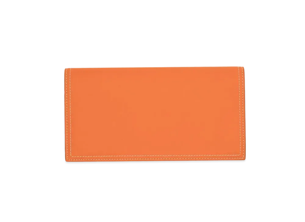 Bottega Veneta Calfskin Bi-fold Wallet With Card Case "Burned Orange/Wood"
